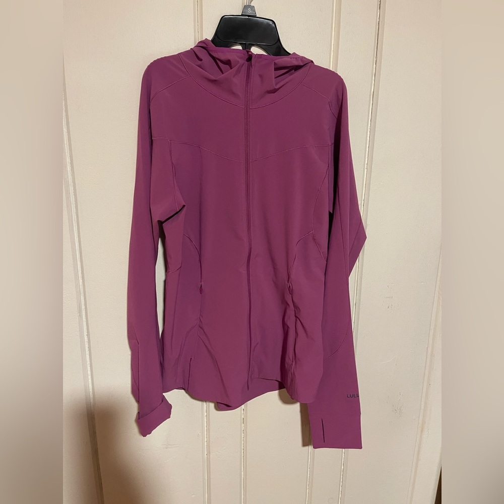 Pink Lululemon athletic hoodie